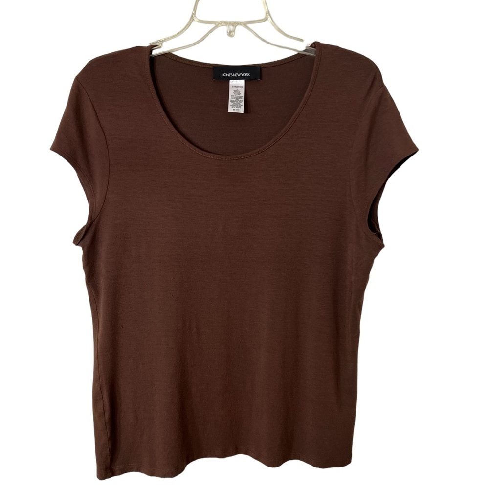 Jones New York Size Large Color Brown, A Blend of Rayon & Spandex Very Nice☑️